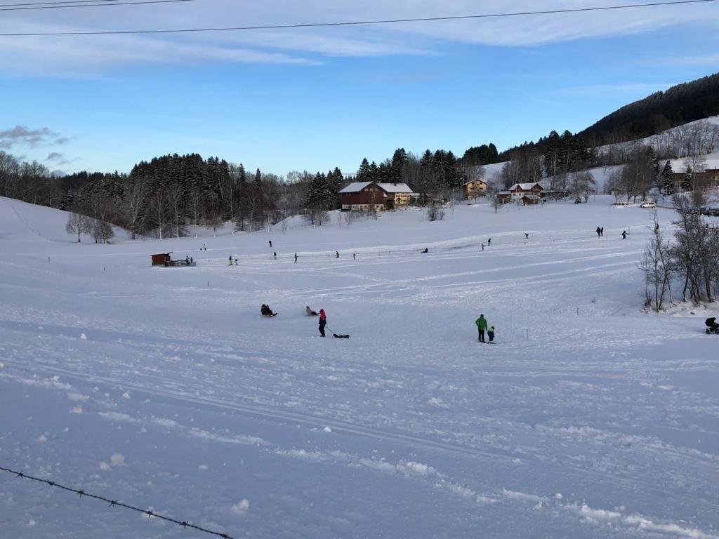 Ferienwohnung Aigisblick Mit Pool Und Sauna, Direkt Am Skihang Missen-Wilhams Exteriör bild